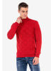 Cipo & Baxx Rollkragenpullover in RED