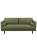 Beliani 3-Sitzer Sofa NURMO in Grün/Braun - (W) 177 x (H) 78 x (L) 74 cm