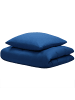 Beliani 2-tlg Bettwäsche-Set HARMONRIDGE in Blau