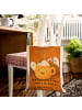 Mr. & Mrs. Panda Tragetasche Kaffee Gespenst Design mit Spruch in Weiß