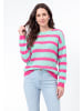 usha BLUE LABEL Women Sweater in Green Stripes