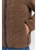 BLEND Fleecejacke Sweatshirt in light brown