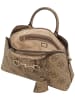 Guess Handtasche Janie Logo Girlfriend Satchel in Latte Logo