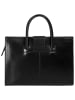 Cluty Handtasche echt Leder in schwarz