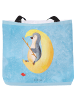 Mr. & Mrs. Panda Tasche Pinguin Mond ohne Spruch in Eisblau