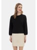 faina Langarmshirt in Schwarz