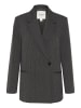 Soaked in Luxury Blazer SLBirka Lockere Passform in Black with Grey stripe