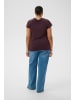 KAFFE curve T-Shirt kurzarm KCcarli Regular fit in Fudge