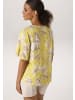Aniston CASUAL Schlupfbluse in limette-wollweiß-khaki-taupe-apricot