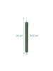 relaxdays 6 x LED Stabkerzen in Khaki