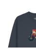 wat? Apparel Sweatshirt Sloth in India Ink Grey