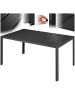 tectake Aluminium Gartentisch Bianca - höhenverstellbar und robust