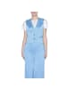 Silence Blau Polyester Weste