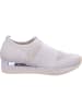La Strada Slipper in beige/silver knitted