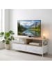 relaxdays TV Lowboard in Natur/ Weiß - (B)120 x (H)50 x (T)40 cm