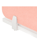 Beliani Schreibtischtrennwand SPLIT in Rosa - (W) 160 x (H) 50 x (L) 1 cm