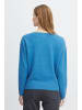ICHI Strickpullover IHALPA LS2 - 20108043  Strickpullover mit U-Boot-Ausschnitt in Blau