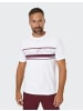 Joy Sportswear T-Shirt SASHA in white / redwood print