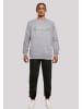 F4NT4STIC Sweatshirt Let It Snow Weihnachten in grau meliert