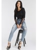 Melrose Langarmshirt in schwarz