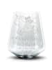 Mr. & Mrs. Panda Blümchentail Glas Einhorn Happy mit Spruch in Transparent