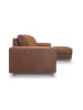 ebuy24 Sofa Nordic Cognacfarben 222 x 148 cm