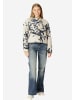 Ilse Jacobsen Steppjacke QUILTTO01P in Beige Artsy Stroke Flower