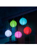 MARELIDA LED Lampion Batteriebetrieb D. 20cm in türkis