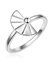Glanzstücke München Ring Fächer Sterling Silber in silber