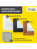 EASYmaxx EASYmaxx Insect Protect  Teleskop-Insektenschutzgitter mit Netz - anthrazit