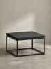 KADIMA DESIGN Couchtisch 60x60x35 cm Mango Massivholz / Metall Sofatisch