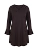Ulla Popken Longshirt in mahagoni