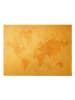 WALLART Leinwandbild Gold - Vintage Weltkarte in Orange