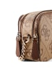 Guess Noelle Umhängetasche 20 cm in latte logo-brown