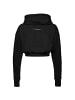 Champion Kapuzenpullover Hooded Crop Top in schwarz