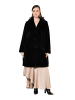 Ulla Popken Mantel in schwarz