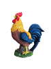 relaxdays Gartenfigur "Hahn" in Bunt - (B)32 x (H)37 x (T)16 cm