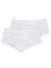 Nina von C. 2er Pack Damen Hipster in weiss