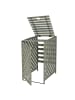 MCW XL 1er-/2er-Mülltonnenverkleidung Erweiterung J44, Grau