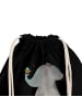 Mr. & Mrs. Panda gymnastiktasche Elefant Biene mit Spruch in Schwarz