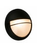 Licht-Erlebnisse Außen Wandlampe Ø 26 x (H)26 cm in Schwarz