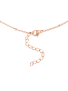 Steel_Art Halskette Damen mit Anhänger Valeska silberfarben in rosegoldfarben