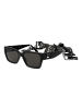 Guess Unisex Sonnenbrillen Quadrat Schwarz