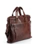 BACCINI Leder-Laptoptasche 15" Leder Businesstasche Unisex LEANDRO in braun