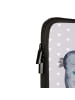 Mr. & Mrs. Panda Laptop Case Axolotl Liebe mit Spruch in Grau Pastell
