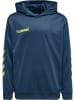 Hummel Hummel Poly Kapuzenpullover Hmlpromo Multisport Kinder in DARK DENIM/LIME PUNCH