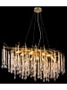 Globo lighting Luster "GLORIA" in goldfarben matt