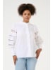 KAFFE curve Langarm - Hemd KCwilla Regular fit in Optical White