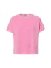 Marie Lund Frottee-Shirt in rosa