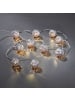 Butlers Lichterkette ORIENTAL LIGHTS 12er-Set in Silber